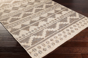 Surya Columbia 2' X 3' Handmade Jute Rug – Global Inspired Design For Elegant Home Décor Charm Charcoal Jute Cba122-811