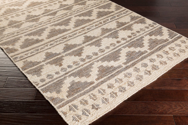 Surya Columbia 2' X 3' Handmade Jute Rug – Global Inspired Design For Elegant Home Décor Charm Charcoal Jute Cba122-811
