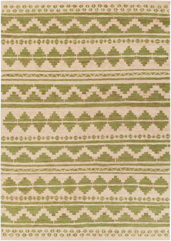 Surya Columbia 2' X 3' Handmade Jute Rug – Global Inspired Design For Elegant Home Décor Charm Olive Jute Cba129-811