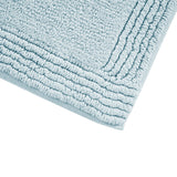 Madison Park Signature Splendor Casual 100% Cotton Tufted 3000 GSM Reversible Bath Rug MPS72-520 Blue