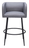 Horbat Barstool - Set of 2 Gray 110066 Zuo Modern