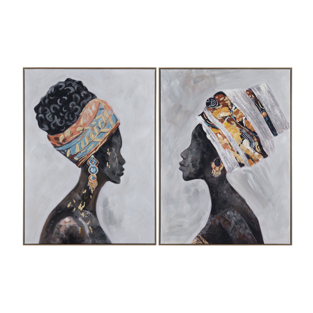 Crestview Collection Nala Stunning Wall Decor By Crestview - Elegant China Artwork To Enhance Your Home Aesthetics   Cvtop3506