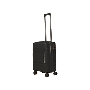 English Elm 6-piece Hard Shell Spinner Luggage Set Expandable Polypropylene with Combo Lock Black T3292P327435