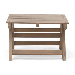 English Elm Christopher Knight Home® - SEDONA Acacia Wood Side Table with Open Slat Top for Outdoor Living Durable Weather-Resistant Accent Grey 23.75 L x 23.75 W x 7.25 H 63747.00DGRY