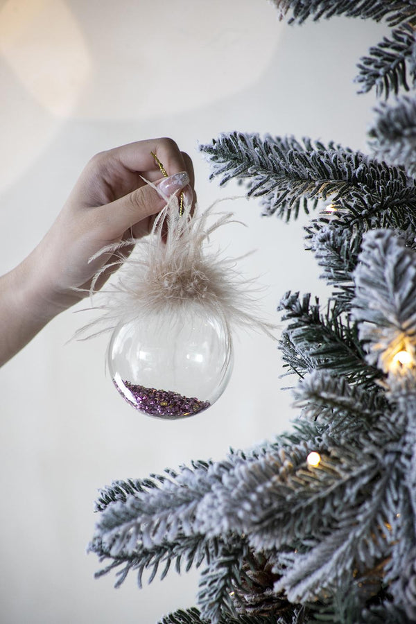English Elm D3" Elegant Glass Christmas Ball Ornaments Set Of 12 - Timeless Holiday Decor For Any Style W2078P247922