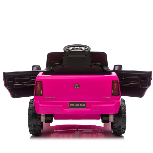 English Elm Licensed Dodge Ram 3500 12v Kids Ride on Truck with Parental Remote and Rear Suspension W1578P346251