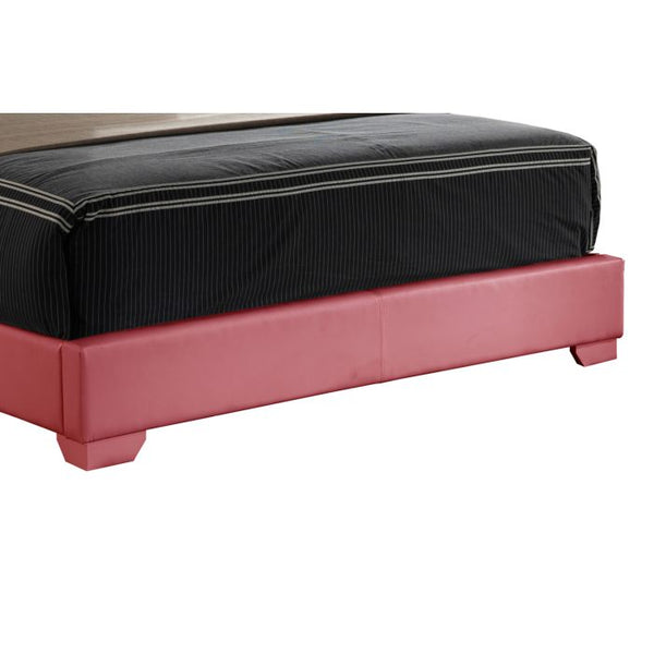 English Elm Charming Velvet Twin Bed with Hidden Storage Drawers, Casual Solid Frame, Easy Assembly Comfort Pink 4 L x 33 W x 60 H B078108086