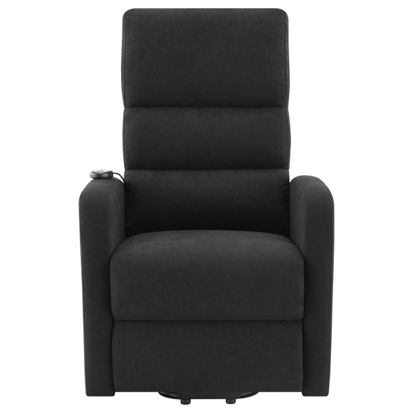 English Elm Royston Channel Back Power Lift Recliner with Remote and Pocket Coil Fabric Seat B062P440092