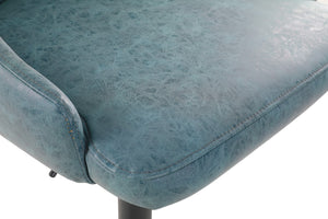 OSP Home Furnishings Sylmar Height Adjustable Stool Navy