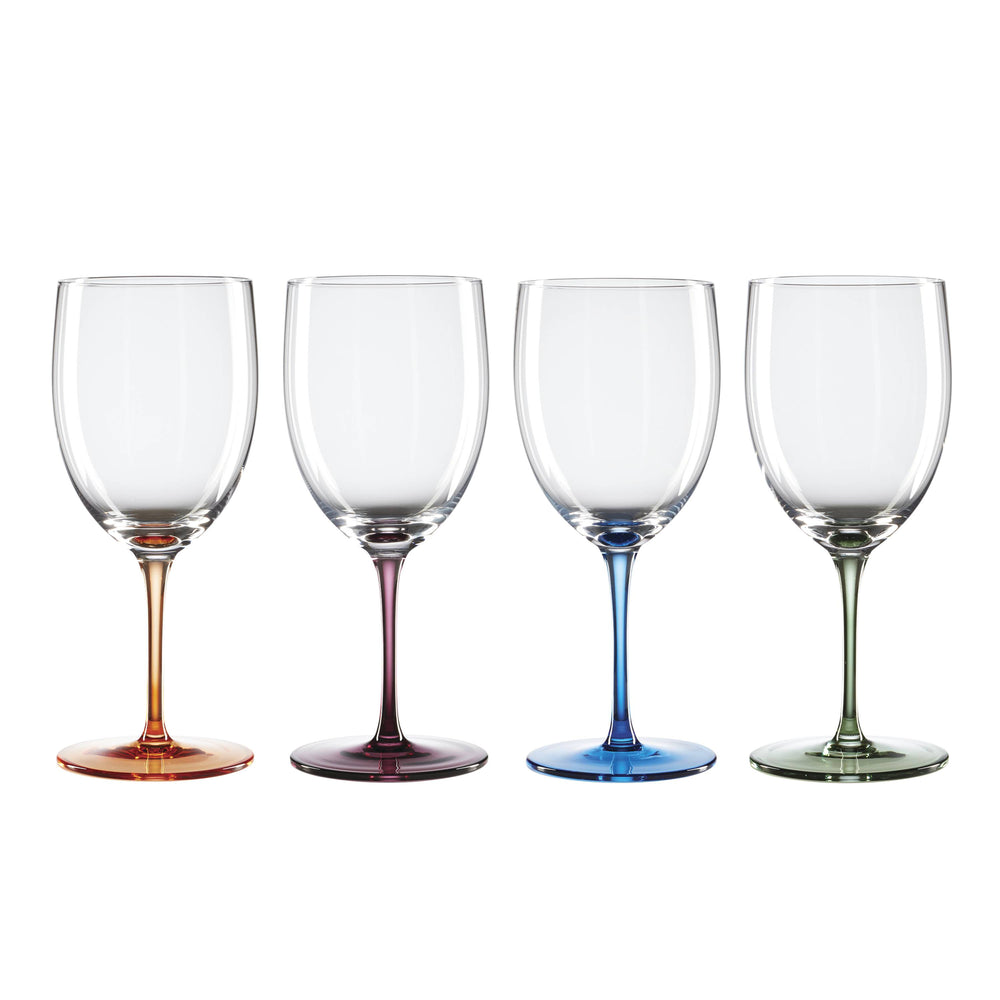 Lenox Oneida Bottoms Up Wine Glasses, Set of 4 Multi, MULTI GLASS,CRYSTAL 895928
