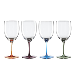 Lenox Oneida Bottoms Up Wine Glasses, Set of 4 Multi, MULTI GLASS,CRYSTAL 895928