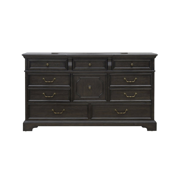 Pulaski Furniture Hickory Creek 6 Drawer Chest - Timeless Elegance In Rich Brown Velvet Finish For Classic Interiors Brown Split Heart Cathedral Hickory Veneers P386100-pulaski