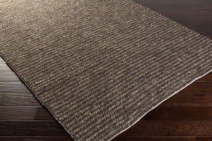 Surya Cable Cbl-7000 2' X 3' Handmade Rug - Modern Decor With Durable Viscose & Wool, Spot Clean Only Dark Brown Viscose,Wool Cbl7000-23