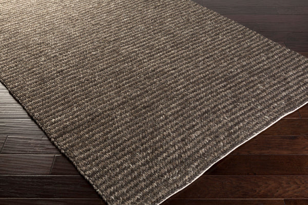 Surya Cable Cbl-7000 2' X 3' Handmade Rug - Modern Decor With Durable Viscose & Wool, Spot Clean Only Dark Brown Viscose,Wool Cbl7000-23
