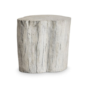 Bernhardt Bernhardt Bois Resin Side Table with Faux Wood Grain Texture for Modern Living Spaces 581121