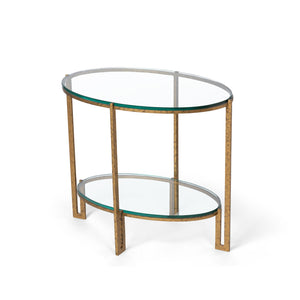 Park Hill Naomi Iron and Glass Side Table EFT26032