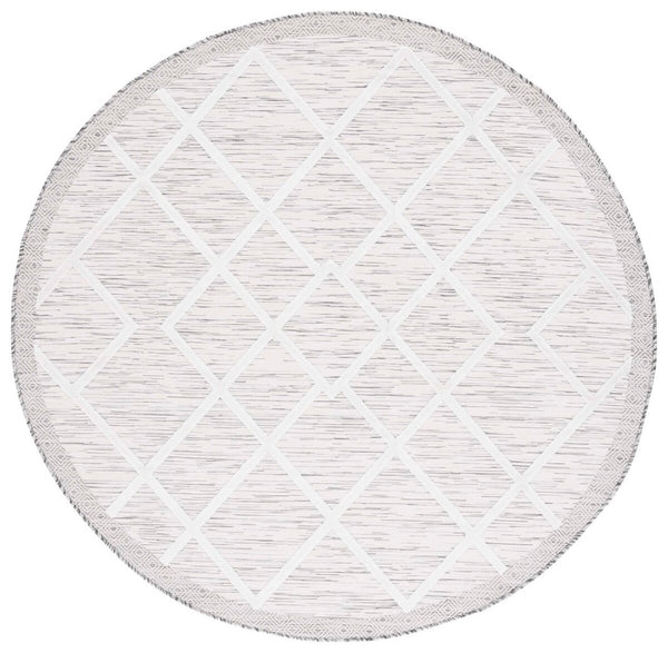Safavieh Cabana 410 CBN410 Power Loomed Indoor / Outdoor Rug Ivory / Grey CBN410A-9