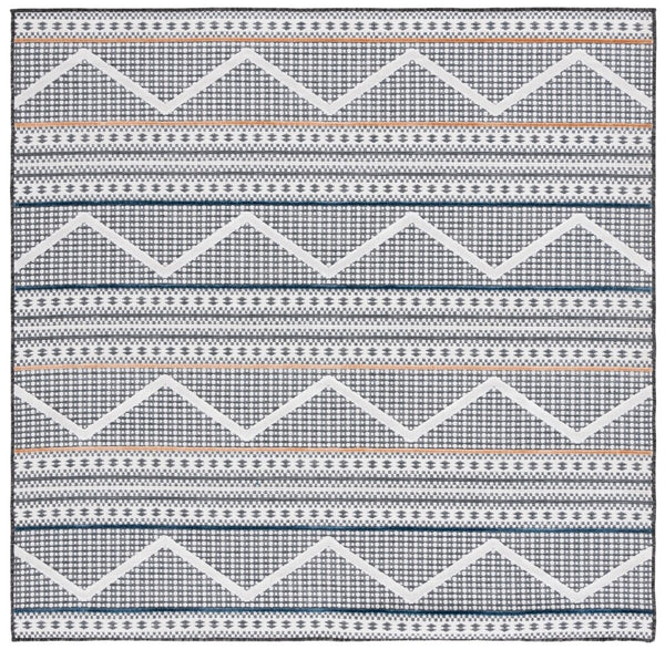 Safavieh Cabana 414 CBN414 Power Loomed Indoor / Outdoor Rug Black / Ivory CBN414Z-9