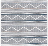 Safavieh Cabana 414 CBN414 Power Loomed Indoor / Outdoor Rug Black / Ivory CBN414Z-9