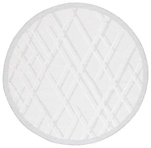 Safavieh Cabana 416 CBN416 Power Loomed Indoor / Outdoor Rug Ivory / Grey CBN416F-5