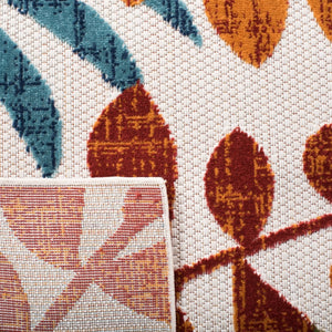 Safavieh Cabana 814 Weave Indoor / Outdoor Rug Creme / Red CBN814A-216