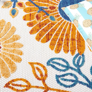 Safavieh Cabana 832 Weave Indoor / Outdoor Rug Creme / Red CBN832A-222