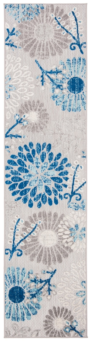 Safavieh Cabana 832 Weave Indoor / Outdoor Rug Grey / Blue CBN832F-222