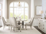 Brighton Upholstered Side Chair White, North Star Finish P378270 Pulaski Furniture