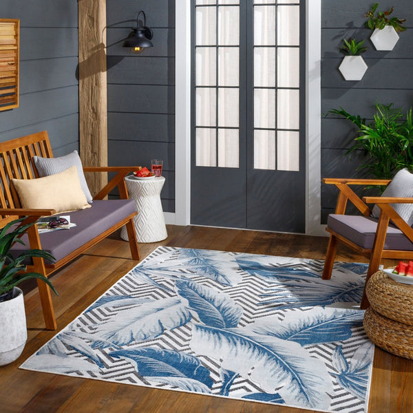 Livabliss Cabo Flatweave Polypropylene Rug Turkish Woven Coastal Style for Entryway or Patio CBO2305-2239