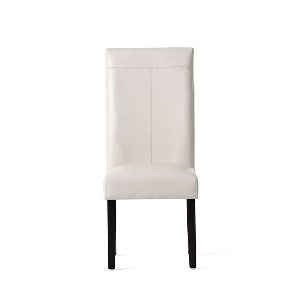 English Elm Hanford Upholstered Dining Chair Set of 2 with T-stitch Back and Tapered Legs 53999.00IVY