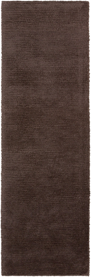 Surya Cambria Cbr-8705 2'6" X 8' Handmade Wool Rug - Durable Modern Decor With Plush Pile & Warranty Black Wool Cbr8705-268