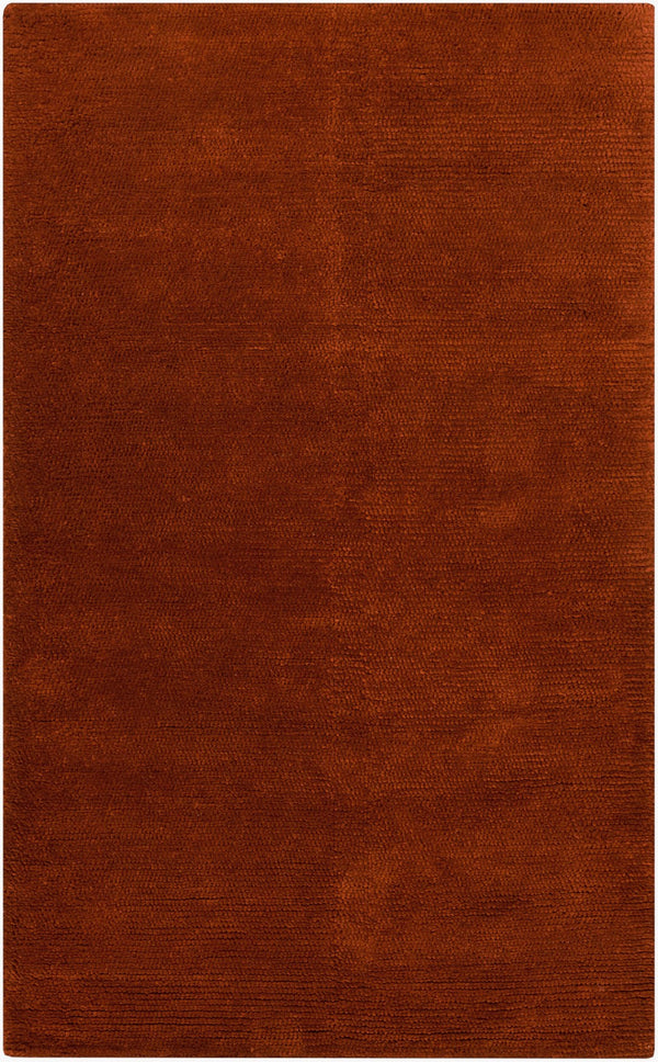 Surya Cambria Cbr-8705 2'6" X 8' Handmade Wool Rug - Durable Modern Decor With Plush Pile & Warranty Rust Wool Cbr8717-58