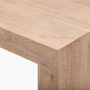 Surya Coburn Coffee Table - 16"H X 48"W Minimalist Mango Wood Design For Elegant Living Spaces Top, Brown,Base, Brown Mango Wood,Mango Wood Cbrn002-164824