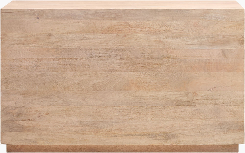 Surya Coburn 30"H X 50"W Console Table - Elegant Mango Wood Design For Modern Living Spaces & Entryways Top, Brown,Base, Brown Mango Wood,Mango Wood Cbrn003-305016