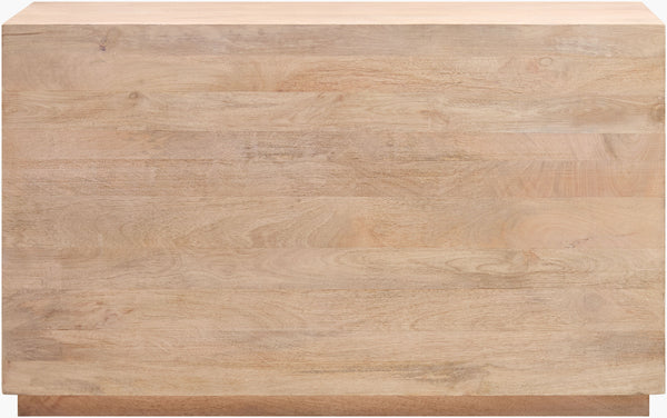 Surya Coburn 30"H X 50"W Console Table - Elegant Mango Wood Design For Modern Living Spaces & Entryways Top, Brown,Base, Brown Mango Wood,Mango Wood Cbrn003-305016