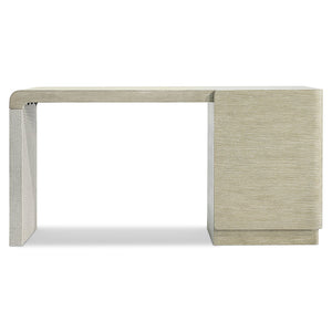 Bernhardt Bernhardt Arcadia Desk With Raffia-Wrapped Panels, Oak Wire-Brushed Clay Finish, File-Ready Drawers D34510