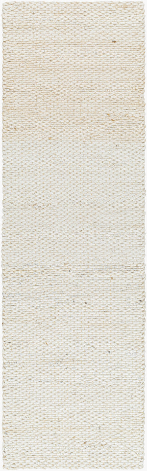 Surya Coil Bleached Handmade Jute Area Rug 2' X 3' - Cottage Charm For Living Room & High Traffic Areas Butter Jute Cbu2300-268