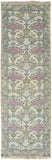 Feizy Rugs Beall Hand-knotted Wool Floral Rug - Elegant Arts And Crafts Style With Modern Color Palette Ivory,Pink,Green Wool Bea6714fgrymlti68