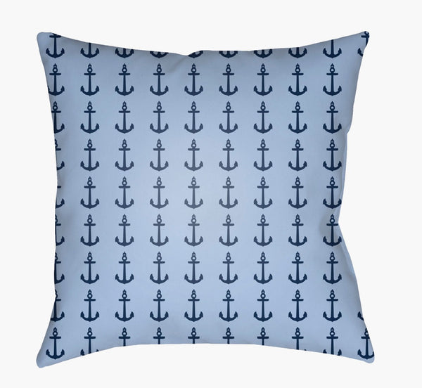 Livabliss Carolina Coastal Woven Polyester Accent Pillow Beachside Textured Square Throw CC008-1818