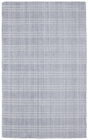 Feizy Rugs T34t8018 Highview Handwoven Polyester Rug - Modern Striped Design With Textured Depth For Stylish Spaces Gray,Ivory Polyester T34t8018gry000f00