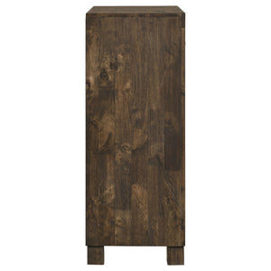 English Elm Bren Five Drawer Chest Rubberwood Grain Build Farmhouse Bedroom Storage B062P451984