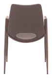 Desi Dining Chair - Set of 2 Brown & Walnut 109730 Zuo Modern