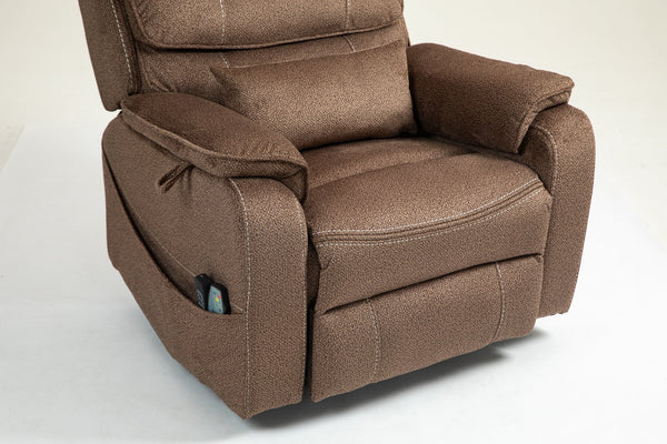 English Elm Lounge Electric Lift Chair With Full Recline, Massage, Heating & Storage For Ultimate Comfort W547S00057