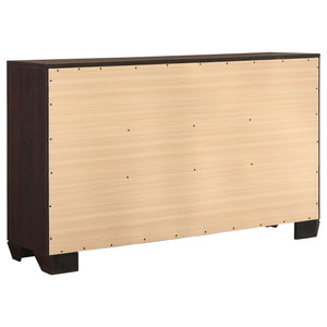 English Elm Oatfield Dark Cocoa 4-Piece California King Bedroom Set - Stylish Design, Durable & Functional Charm B062S00912