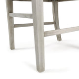 Christopher Knight Home® - Noble House - Roshan Farmhouse Light Grey Finish Acacia Wood Dining Chairs