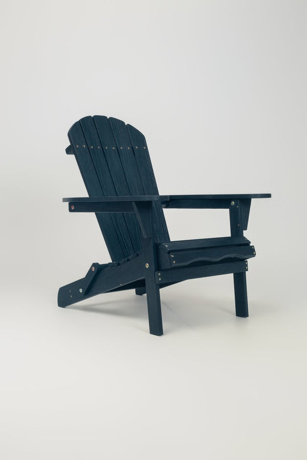 English Elm Wood Solid Hemlock Folding Adirondack Chair Uv Resistant Embossed Grain Outdoor Patio W1390P462290