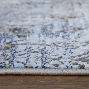 Feizy Rugs Gaspar Modern Bohemian Distressed Rug - Stunning Abstract Designs, Durable & Stain Resistant For Every Home Blue,Gray,Taupe Polypropylene,Polyester 7873834flblslgp18