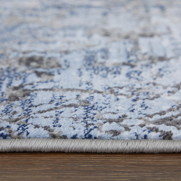 Feizy Rugs Gaspar Modern Bohemian Distressed Rug - Stunning Abstract Designs, Durable & Stain Resistant For Every Home Blue,Gray,Taupe Polypropylene,Polyester 7873834flblslgp18