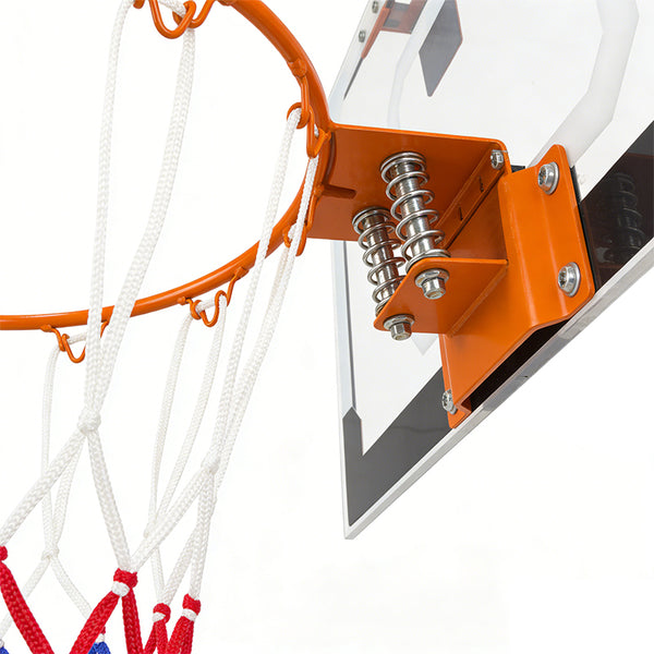English Elm Mini Basketball Hoop Acrylic Backboard Metal Rim Wall Mount for Dorm or Office W3087P376141