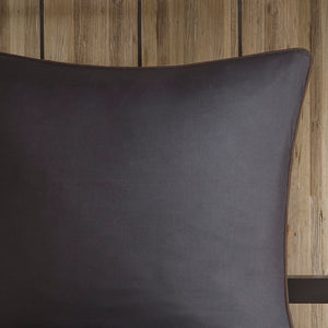 JLA Home Woolrich - Oversized Southwestern Comforter Set with Overfilled Plush Warmth, Reversible Brown Backing & Bedskirt (Queen) WR10-2180